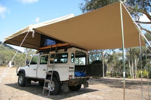 UV50+-Dakrek het Kamperen Tent, Modieuze Ontwerp van de Jeep het Dak Opgezette Tent