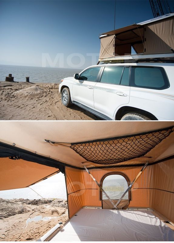 De automobiele Harde Hoogste Tent van het Gevaldak, Dubbele het Kamperen van Laag Harde Shell Tent