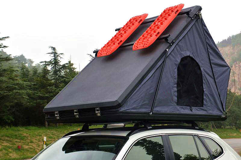 De dubbele Tent van Lagen Harde Shell Triangle Off Road Roof voor Kampeerauto's